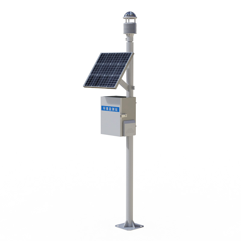 The intelligent weather station can monitor more than ten meteorological elements in real time, including wind speed and direction